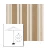 Picture of Heather Beige Classic | 9' Fiberglass Market Umbrella Sunbrella® Awning Fabric
