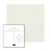Picture of Natural | 9' Fiberglass Market Umbrella Sunbrella® Awning Fabric