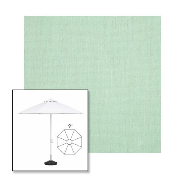 Picture of Sea | 9' Fiberglass Market Umbrella Sunbrella® Awning Fabric