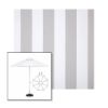 Picture of Beaufort Cloud | 11' Fiberglass Market Umbrella Sunbrella® Awning Fabric