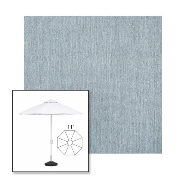 Picture of Storm | 11' Fiberglass Market Umbrella Sunbrella® Awning Fabric