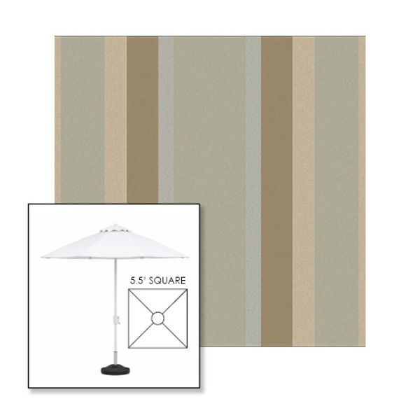Picture of Marco Sandstone | 5.5' Fiberglass Market Umbrella Sunbrella® Awning Fabric
