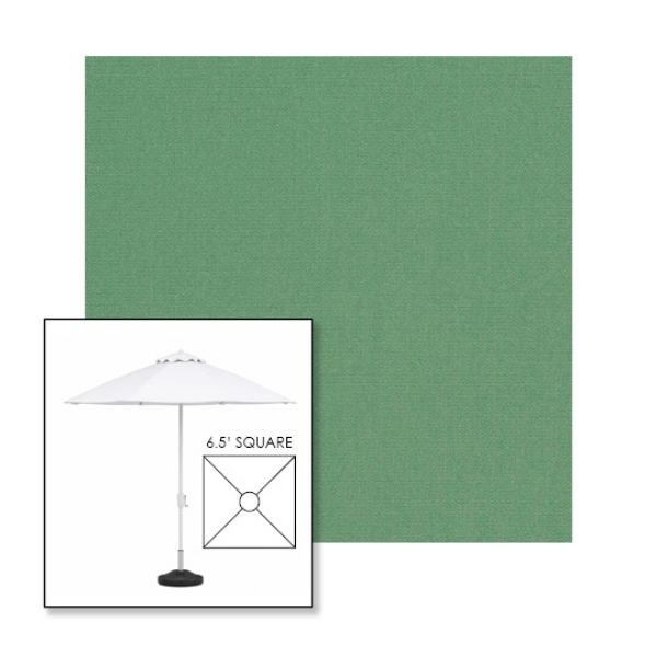Picture of Basil | 6.5' Fiberglass Market Umbrella Sunbrella® Awning Fabric