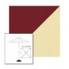 Picture of Burgundy Parchment | 6.5' Fiberglass Market Umbrella Sunbrella® Awning Fabric