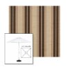 Picture of Chip Fancy Chocolate | 6.5' Fiberglass Market Umbrella Sunbrella® Awning Fabric