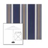Picture of Emblem Navy | 6.5' Fiberglass Market Umbrella Sunbrella® Awning Fabric