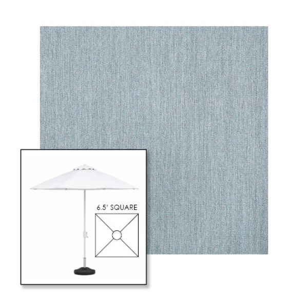 Picture of Storm | 6.5' Fiberglass Market Umbrella Sunbrella® Awning Fabric