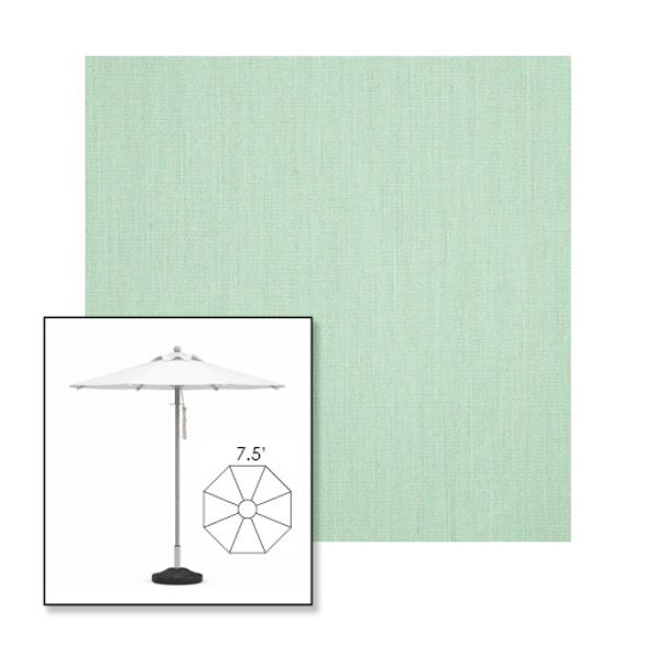 Picture of Sea | 7.5' Heavy Duty Aluminum Market Umbrella Sunbrella® Awning Fabric