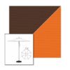 Picture of True Brown Tuscan | 7.5' Heavy Duty Aluminum Market Umbrella Sunbrella® Awning Fabric