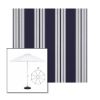 Picture of Captain Navy Natural Classic | 9' Heavy Duty Aluminum Market Umbrella Sunbrella® Awning Fabric