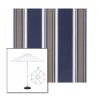 Picture of Emblem Navy | 9' Heavy Duty Aluminum Market Umbrella Sunbrella® Awning Fabric