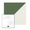 Picture of Fern Natural | 9' Heavy Duty Aluminum Market Umbrella Sunbrella® Awning Fabric