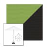 Picture of Ginkgo Black | 9' Heavy Duty Aluminum Market Umbrella Sunbrella® Awning Fabric