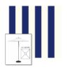 Picture of Beaufort Captain Navy | 5.5' Square Heavy Duty Aluminum Market Umbrella Sunbrella® Awning Fabric