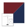 Picture of Burgundy Marine Blue | 5.5' Square Heavy Duty Aluminum Market Umbrella Sunbrella® Awning Fabric