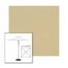 Picture of Linen | 5.5' Square Heavy Duty Aluminum Market Umbrella Sunbrella® Awning Fabric