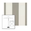 Picture of Manhattan Fog | 5.5' Square Heavy Duty Aluminum Market Umbrella Sunbrella® Awning Fabric