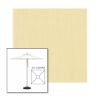 Picture of Parchment | 5.5' Square Heavy Duty Aluminum Market Umbrella Sunbrella® Awning Fabric