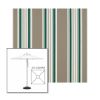 Picture of Taupe 2 | 5.5' Square Heavy Duty Aluminum Market Umbrella Sunbrella® Awning Fabric