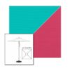 Picture of Aruba Pink | 6.5' Square Heavy Duty Aluminum Market Umbrella Sunbrella® Awning Fabric