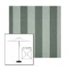 Picture of Beaufort Sagebrush | 6.5' Square Heavy Duty Aluminum Market Umbrella Sunbrella® Awning Fabric