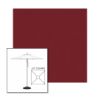 Picture of Burgundy | 6.5' Square Heavy Duty Aluminum Market Umbrella Sunbrella® Awning Fabric