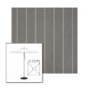 Picture of Cooper Ash | 6.5' Square Heavy Duty Aluminum Market Umbrella Sunbrella® Awning Fabric