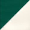 Picture of Forest Green White | 6.5' Square Heavy Duty Aluminum Market Umbrella Sunbrella® Awning Fabric
