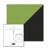 Picture of Ginkgo Black | 6.5' Square Heavy Duty Aluminum Market Umbrella Sunbrella® Awning Fabric