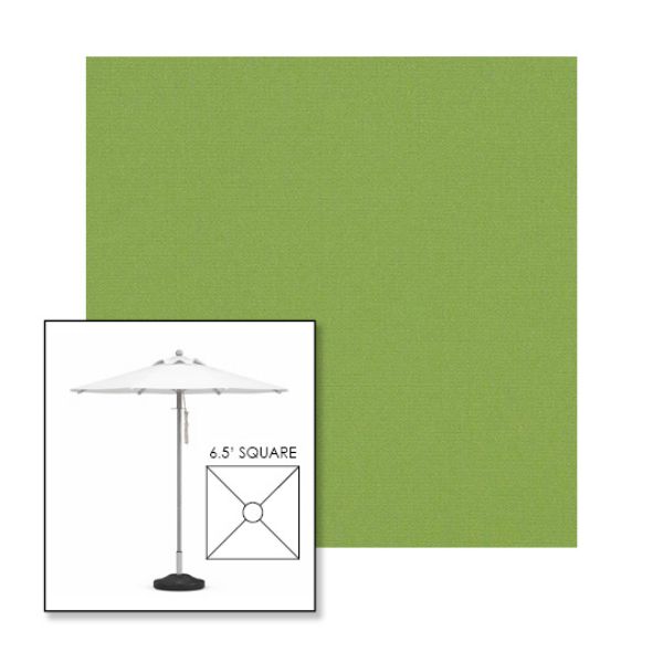 Picture of Ginkgo | 6.5' Square Heavy Duty Aluminum Market Umbrella Sunbrella® Awning Fabric