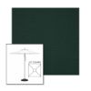 Picture of Ivy | 6.5' Square Heavy Duty Aluminum Market Umbrella Sunbrella® Awning Fabric