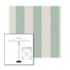 Picture of Paxton Dew | 6.5' Square Heavy Duty Aluminum Market Umbrella Sunbrella® Awning Fabric