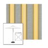 Picture of Rodanthe Metallic | 6.5' Square Heavy Duty Aluminum Market Umbrella Sunbrella® Awning Fabric