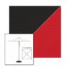 Picture of Black Jockey Red | 7.5' Square Heavy Duty Aluminum Market Umbrella Sunbrella® Awning Fabric