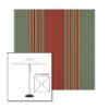 Picture of Henna Fern Vintage | 7.5' Square Heavy Duty Aluminum Market Umbrella Sunbrella® Awning Fabric