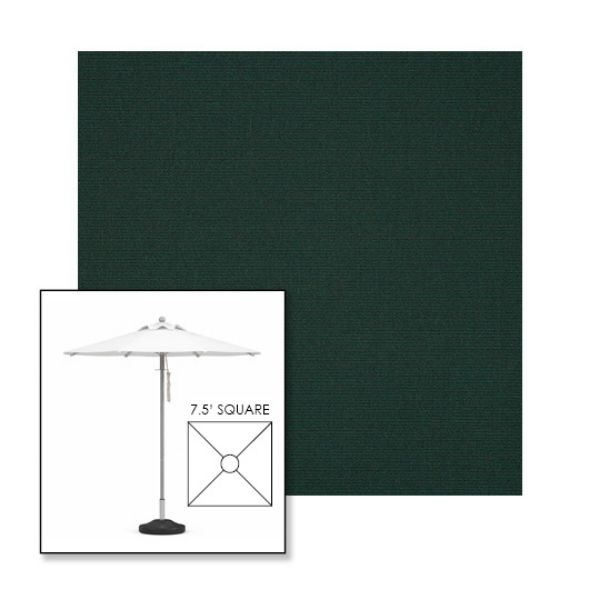 Picture of Ivy | 7.5' Square Heavy Duty Aluminum Market Umbrella Sunbrella® Awning Fabric
