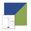 Picture of Mediterranean Blue Ginkgo | 7.5' Square Heavy Duty Aluminum Market Umbrella Sunbrella® Awning Fabric