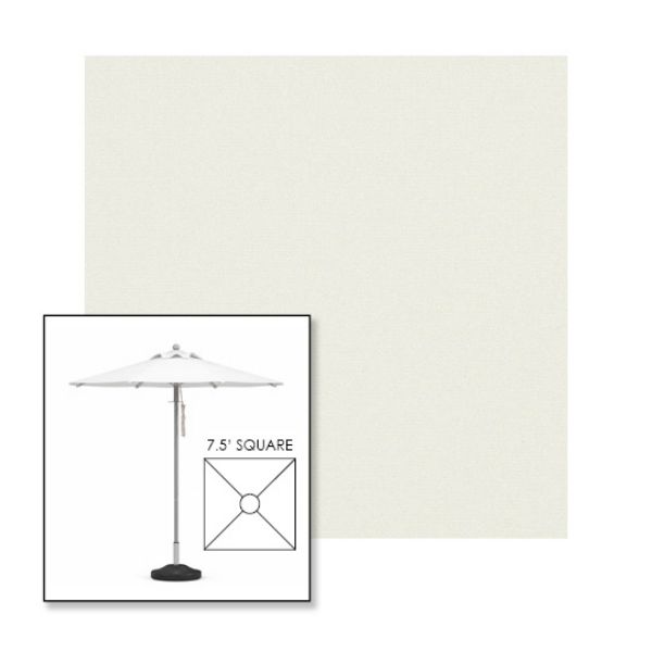Picture of Natural | 7.5' Square Heavy Duty Aluminum Market Umbrella Sunbrella® Awning Fabric