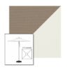 Picture of Taupe Natural | 7.5' Square Heavy Duty Aluminum Market Umbrella Sunbrella® Awning Fabric