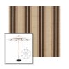 Picture of Chip Fancy Chocolate | 9' Wood Frame Market Umbrella Sunbrella® Awning Fabric