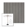 Picture of Cooper Ash | 9' Wood Frame Market Umbrella Sunbrella® Awning Fabric