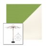 Picture of Ginkgo White | 9' Wood Frame Market Umbrella Sunbrella® Awning Fabric