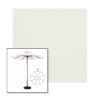 Picture of Natural | 9' Wood Frame Market Umbrella Sunbrella® Awning Fabric