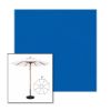 Picture of Pacific Blue | 9' Wood Frame Market Umbrella Sunbrella® Awning Fabric