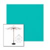Picture of Aruba | 11' Wood Frame Market Umbrella Sunbrella® Awning Fabric
