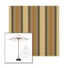 Picture of Colonnade Fossil | 11' Wood Frame Market Umbrella Sunbrella® Awning Fabric