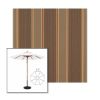 Picture of Eastridge Cocoa | 11' Wood Frame Market Umbrella Sunbrella® Awning Fabric