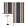 Picture of Emblem Classic | 11' Wood Frame Market Umbrella Sunbrella® Awning Fabric