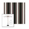 Picture of Hatteras Raven | 11' Wood Frame Market Umbrella Sunbrella® Awning Fabric