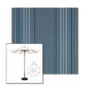 Picture of Motive Denim | 11' Wood Frame Market Umbrella Sunbrella® Awning Fabric